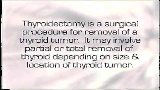 Thyroidectomy Modern Technique