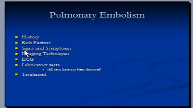 ⁣Pulmonary Embolism treatment