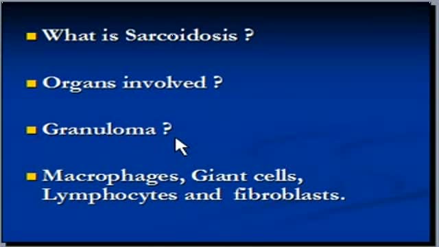 ⁣Sarcoidosis