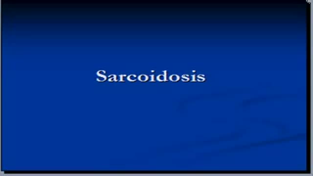 ⁣Sarcoidosis Deformity