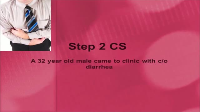 ⁣USMLE Step 2 CS - DIARRHEA