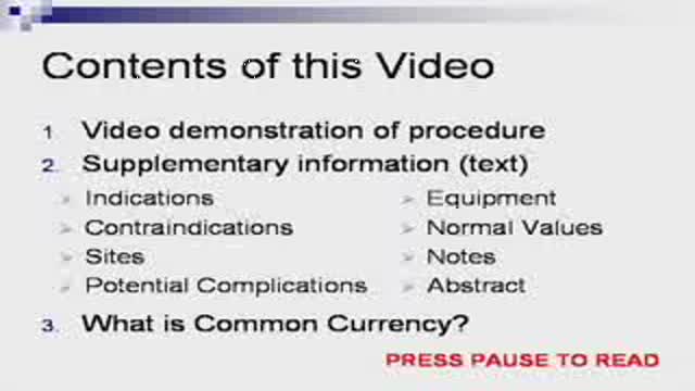 Arterial Blood Gas Sampling