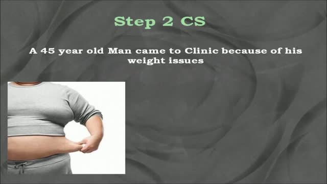 ⁣USMLE Step 2 CS - Obesity