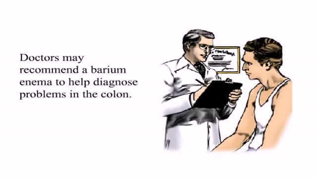 ⁣Barium Enema