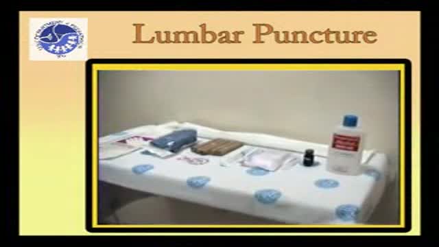 Pediatric Lumbar puncture