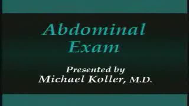 Loyola Abdomen exam