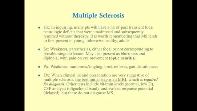 Multiple Sclerosis