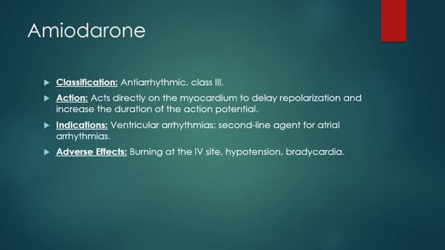 Amiodarone