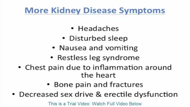 Kidney Disease Symptoms