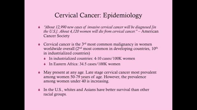 ⁣Cervical Cancer
