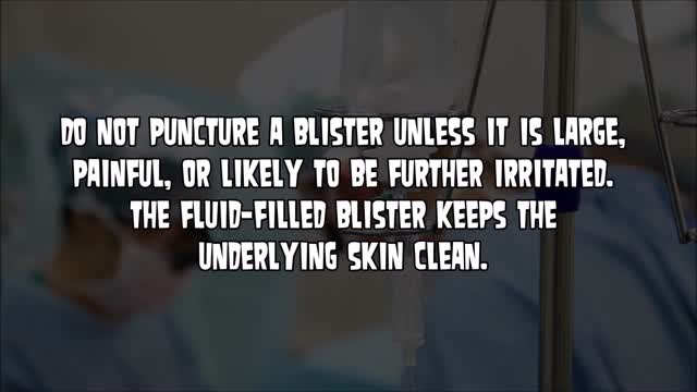 ⁣What is a Blister?