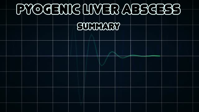 Pyogenic liver abscess