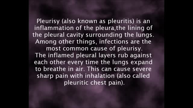 pleurisy