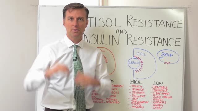 ⁣Cortisol Resistance & Insulin Resistance