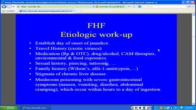 Fulminant Hepatic Failure