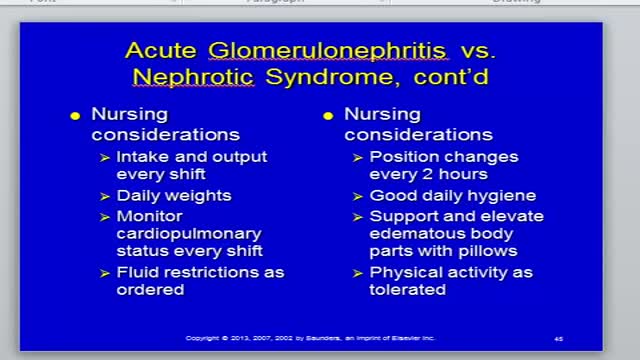 Nephritis and Nephrotic Syndrome