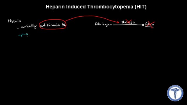 ⁣Heparin Induced Thrombocytopenia (HIT)