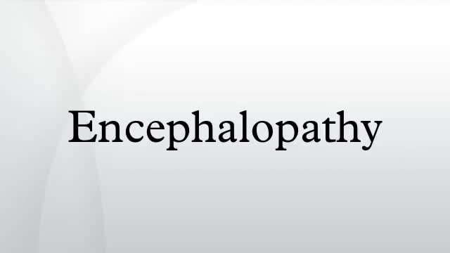 Encephalopathy