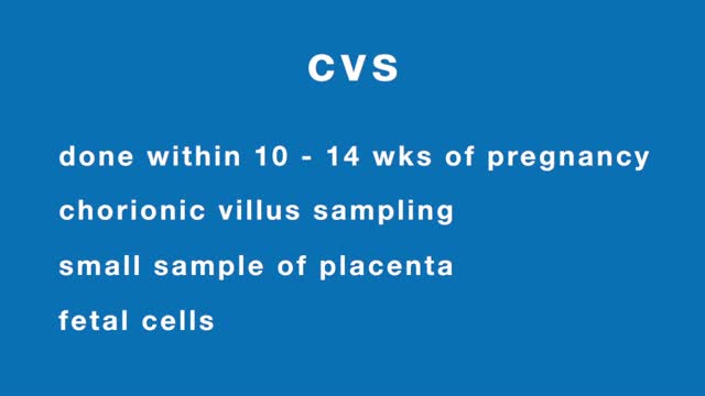 Chorionic Villus Sampling