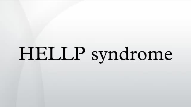 HELLP syndrome