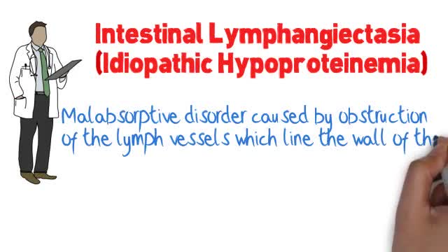 ⁣Intestinal Lymphangiectasia