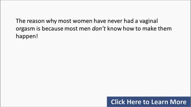 ⁣Multiple Vaginal Orgasms