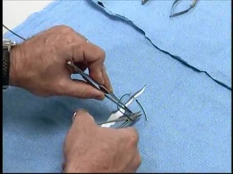 ⁣Microsurgical Suturing