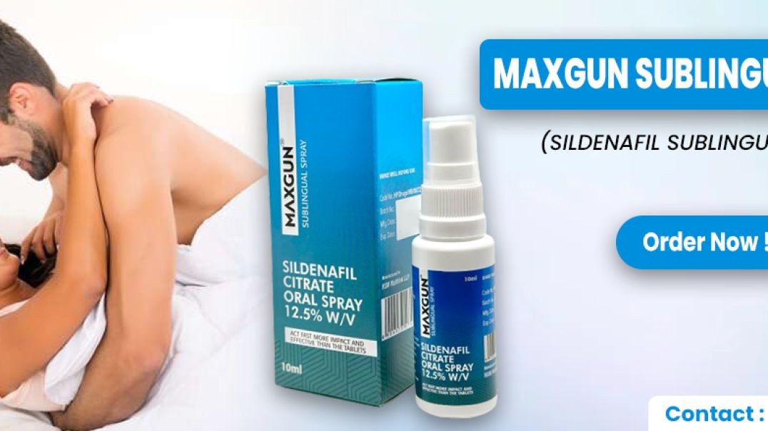 ⁣Maxgun Sublingual Spray: An Efficient Solution to Fight ED and Boost Men's Confidence