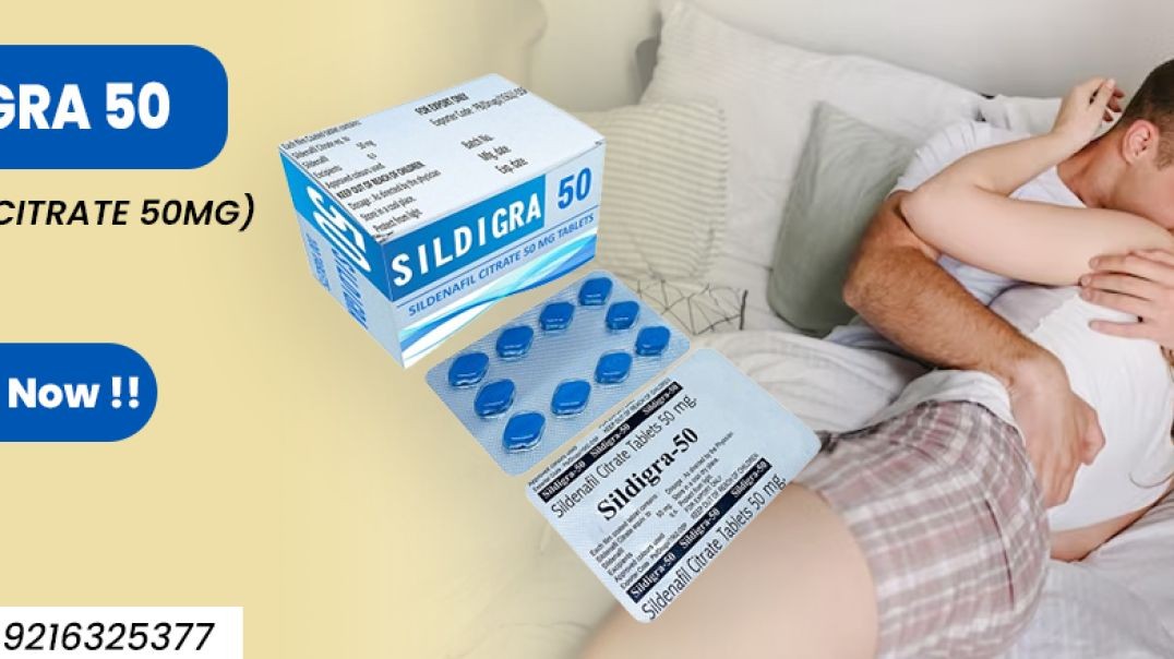 ⁣Sildigra 50mg - A Successful Medicine for Long-Lasting Erections