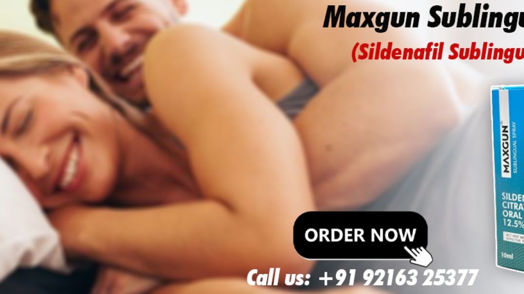 ⁣Maxgun Sublingual Spray - Revolutionizing Male Sensual Health with Confidence and Vitality