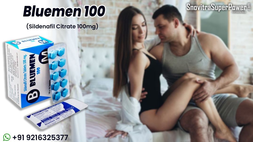 ⁣Bluemen 100-A Beneficial Remedy to Fix Erection Failure