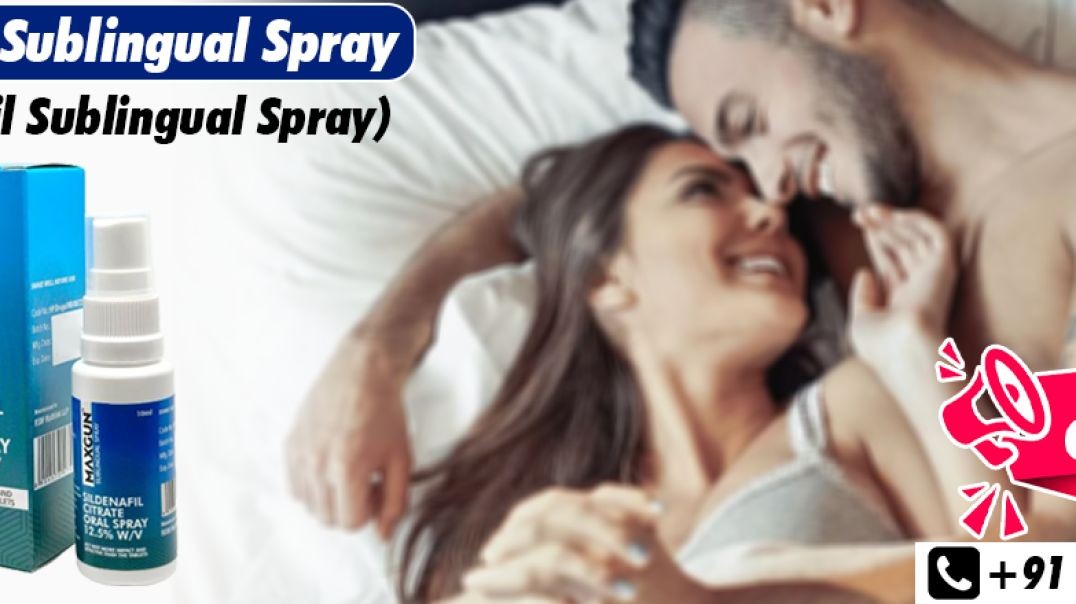 ⁣Maxgun Sublingual Spray - A Discreet Solution for Male Vitality