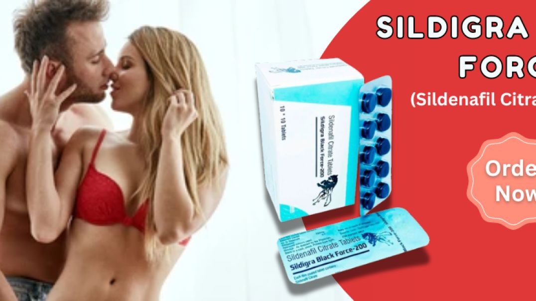 ⁣A Standout Solution for Erectile Dysfunction With Sildigra Black Force