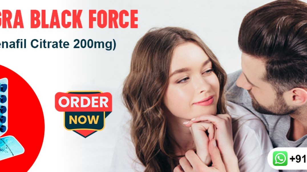 ⁣An Oral Medication to Raise Sensual Performance With Sildigra Black Force