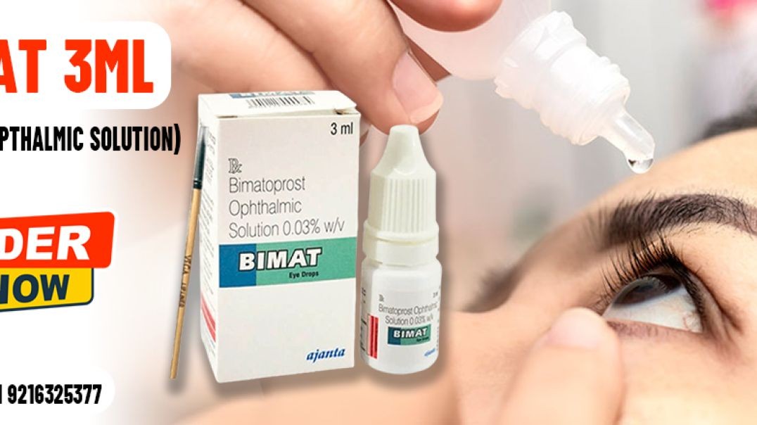 ⁣The Best Solution for the Problem of Glaucoma With Bimat 3ml