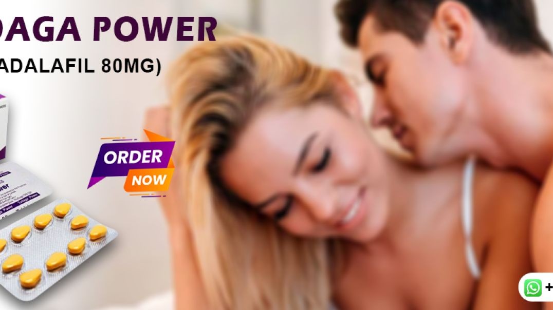 ⁣An Efficient Medication to Fix Erectile Disorder With Tadaga Power