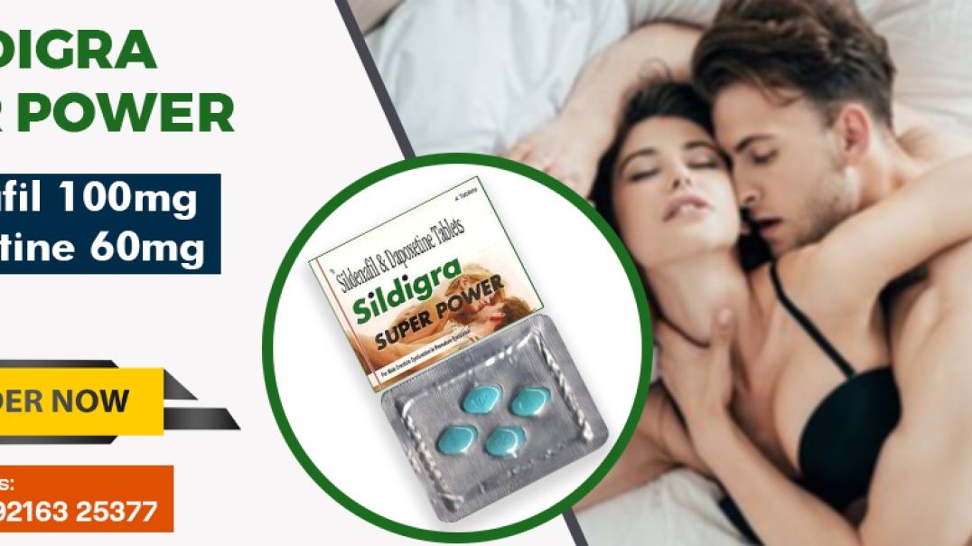 ⁣Enhance Performance Naturally - Sildigra Super Power for ED and PE