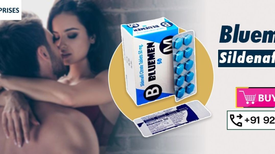 ⁣The Top Revolutionary Erectile Disorder Treatment With Bluemen 50mg