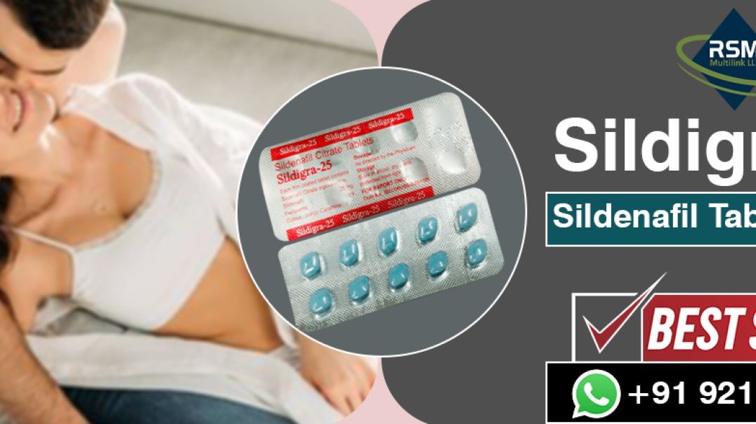 ⁣Provide Your Partner with Ultimate Physical Pleasure with Sildigra 25mg