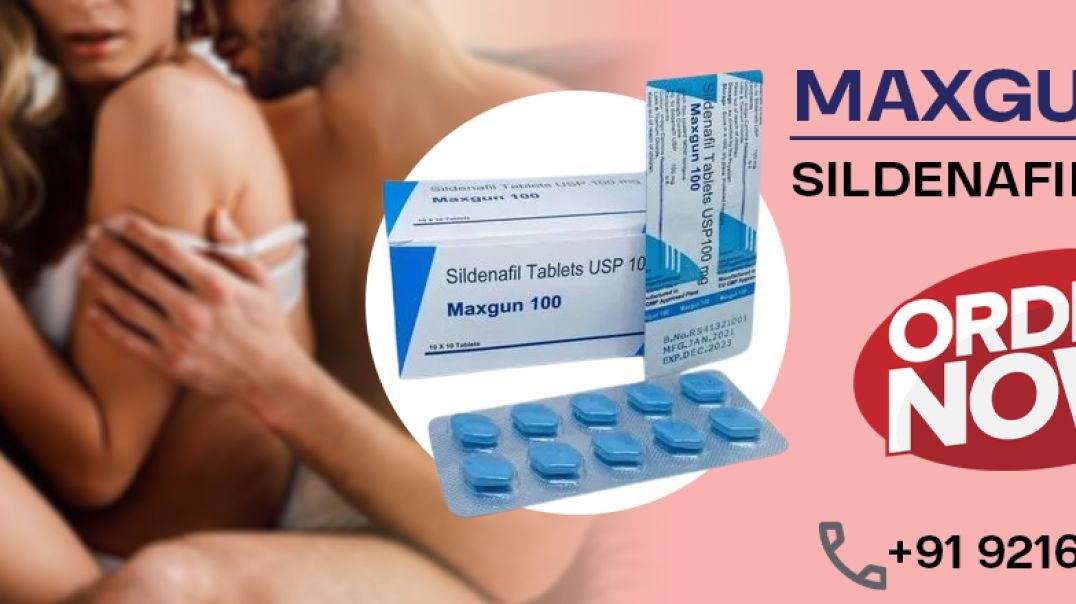 ⁣Enhance Intimacy with Maxgun 100mg - Top Solution for Erectile Dysfunction