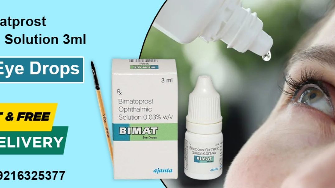 ⁣An Effective Treatment for the Problem of Glaucoma With Bimat 3ml