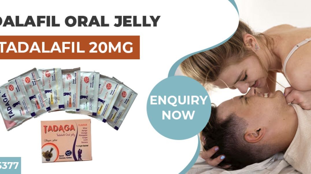 ⁣A Game Changer for Restoring Vitality in ED With Tadalafil Oral Jelly