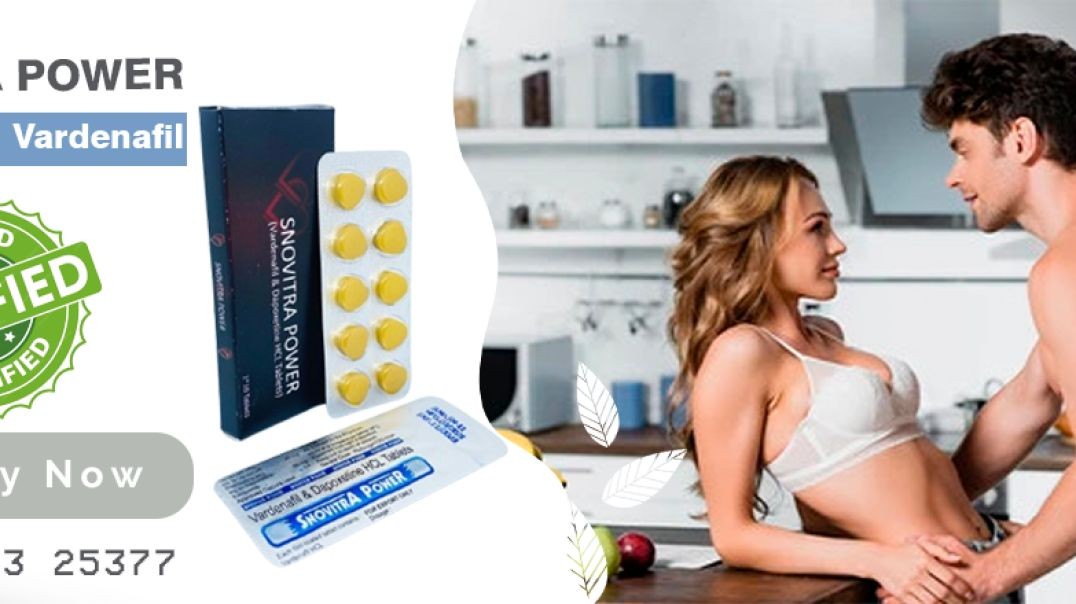 ⁣Uplifting Men with a Breakthrough Solution for ED and PE With Snovitra Power