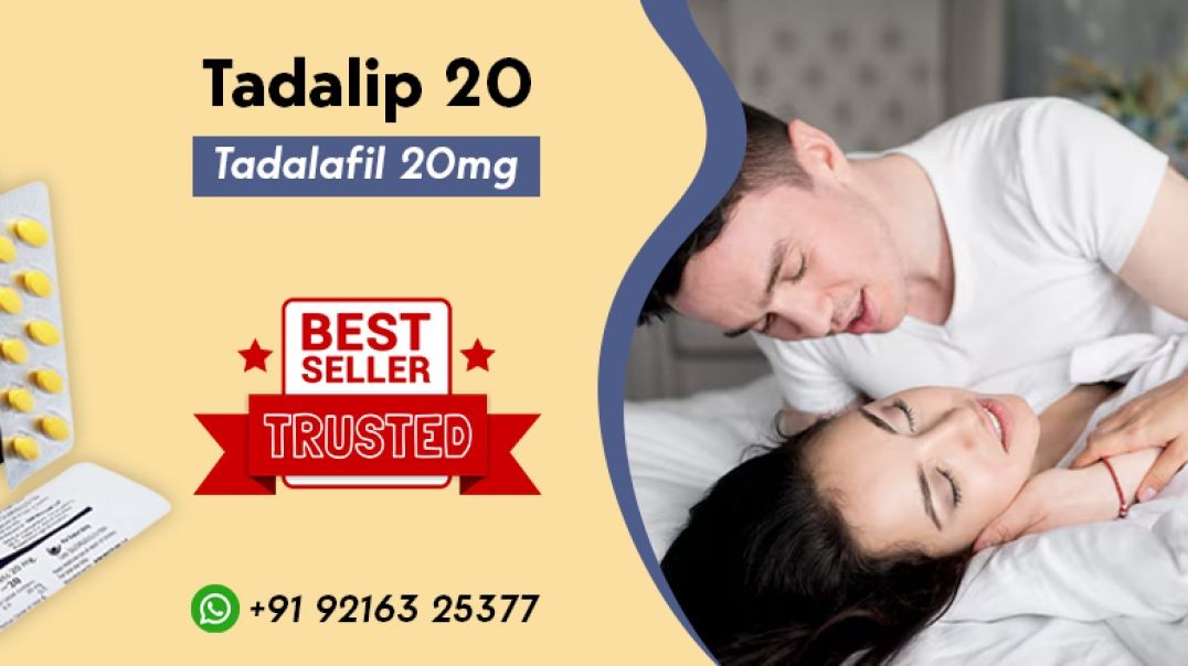 ⁣Defeat Erection Troubles with Tadalip 20 Proven Formula