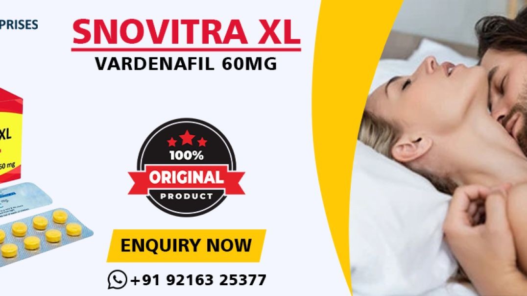 ⁣Outstanding Medication to Fix Erectile Functioning With Snovitra XL