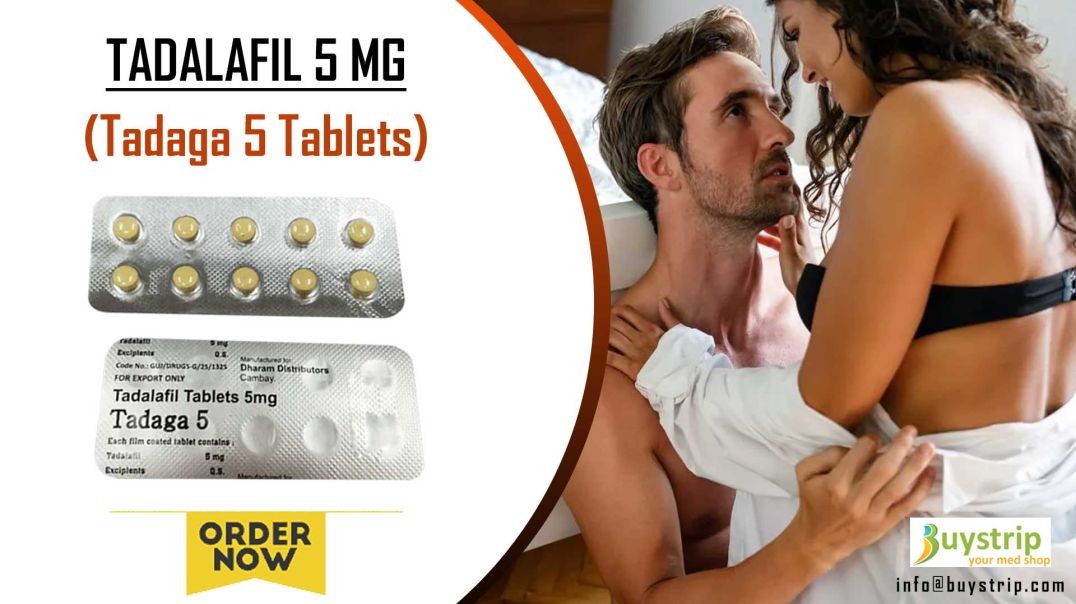 ⁣Tadaga 5 (Tadalafil 5 mg) Affordable, Effective Solution for Long-Lasting ED Relief