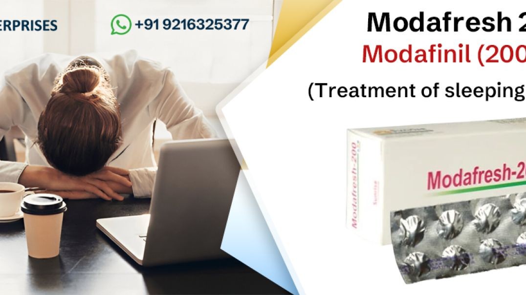 ⁣Perfect Medication To Manage Sleep Disorder With Modafresh 200mg