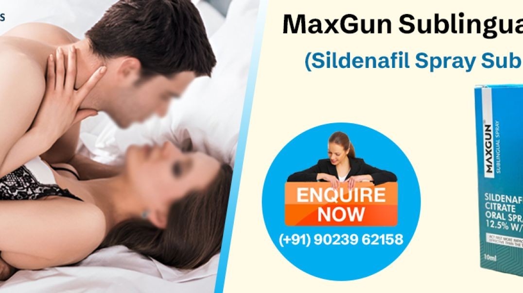 ⁣Instant Medication to Manage Erection Issues With Maxgun Sublingual Spray