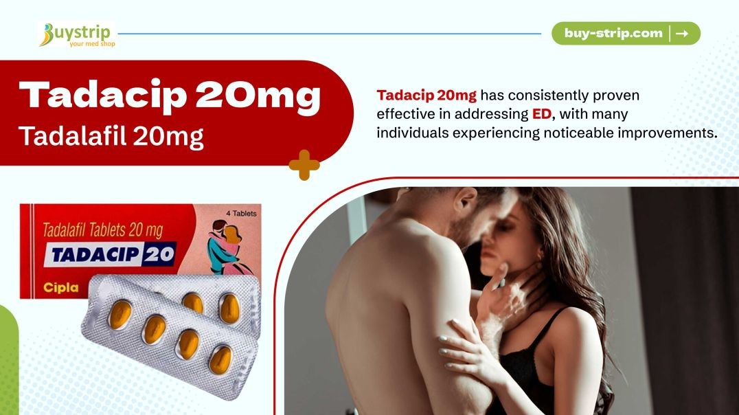 ⁣Buy Tadacip 20 Online - Affordable ED Treatment!