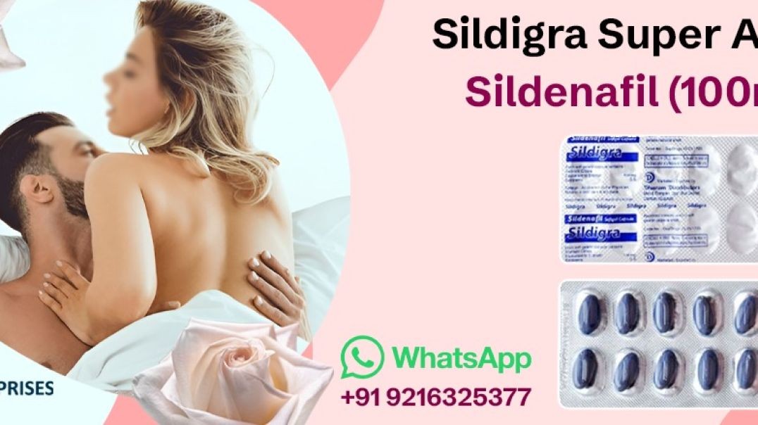 ⁣Powerful Medication to Combat Erection Failure With Sildigra Super Active